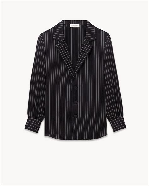 ysl silk shirt style|YSL pajama shirts.